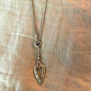Brighton necklace with dangle heart